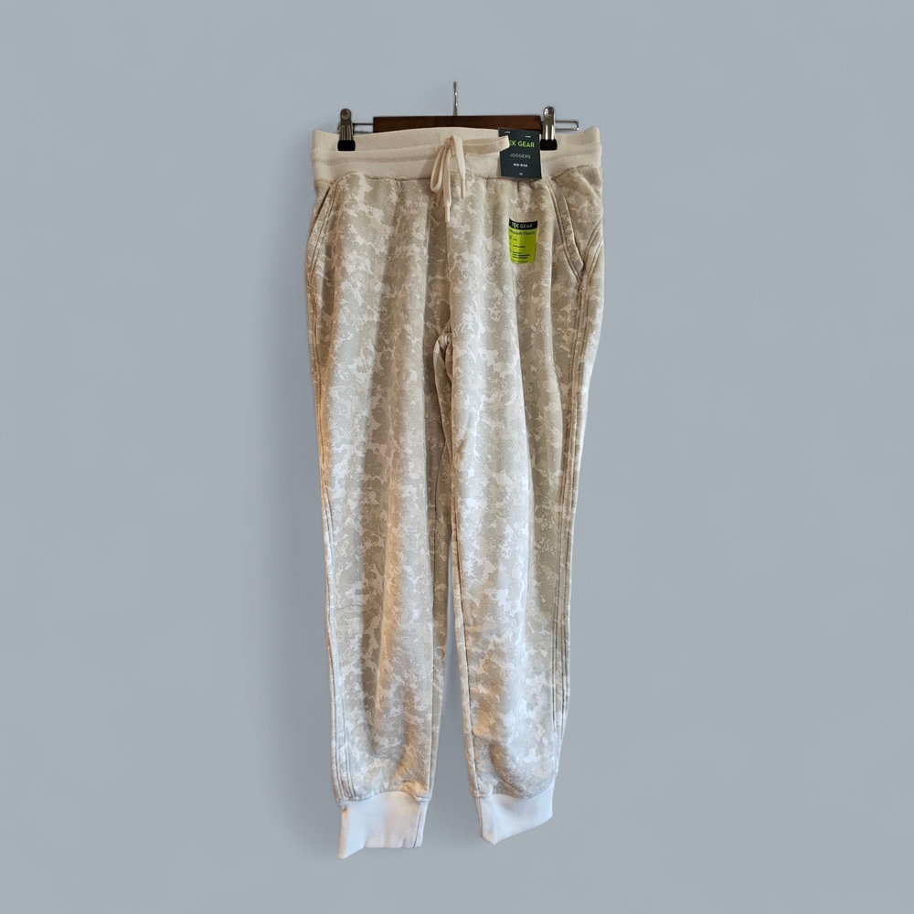 Tek Gear Cream Patterned Joggers